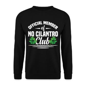 Anti Koriander - Unisex Pullover - Schwarz - Vorne - Alina (178cm) & Michal (187cm)