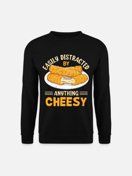 Mozzarella Sticks Cheese - Unisex Sweatshirt - black