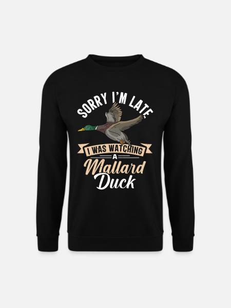 Canard colvert - Sweat-shirt Unisexe - noir