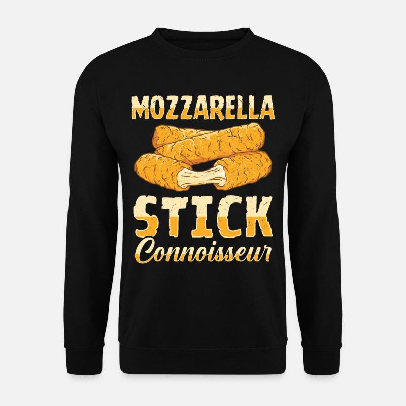 Mozzarella Sticks Cheese - Unisex Sweatshirt - black