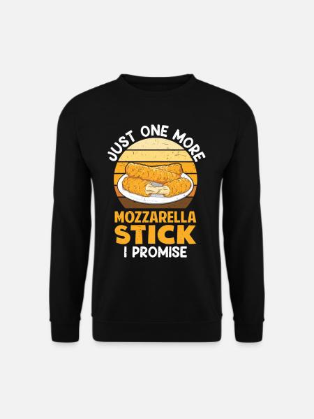 Mozzarella Sticks Cheese - Unisex Sweatshirt - black