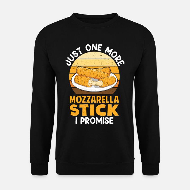Mozzarella Sticks Cheese - Unisex Sweatshirt - black