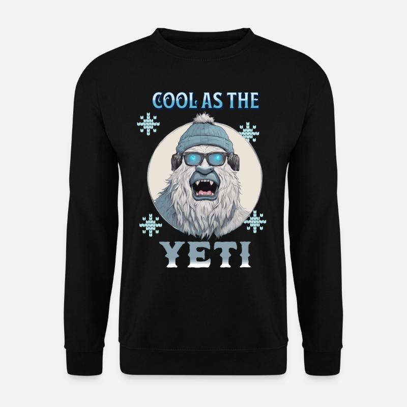Cool as the Yeti - Unisex Sweatshirt - black