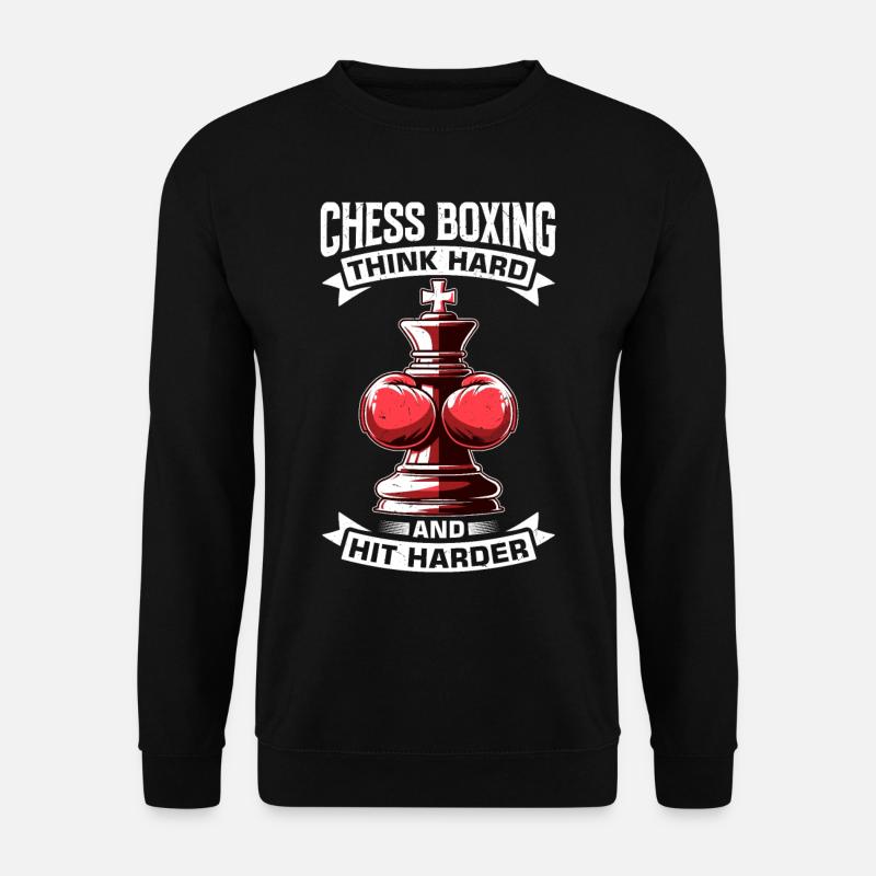 Schachboxen - Unisex Pullover - Schwarz