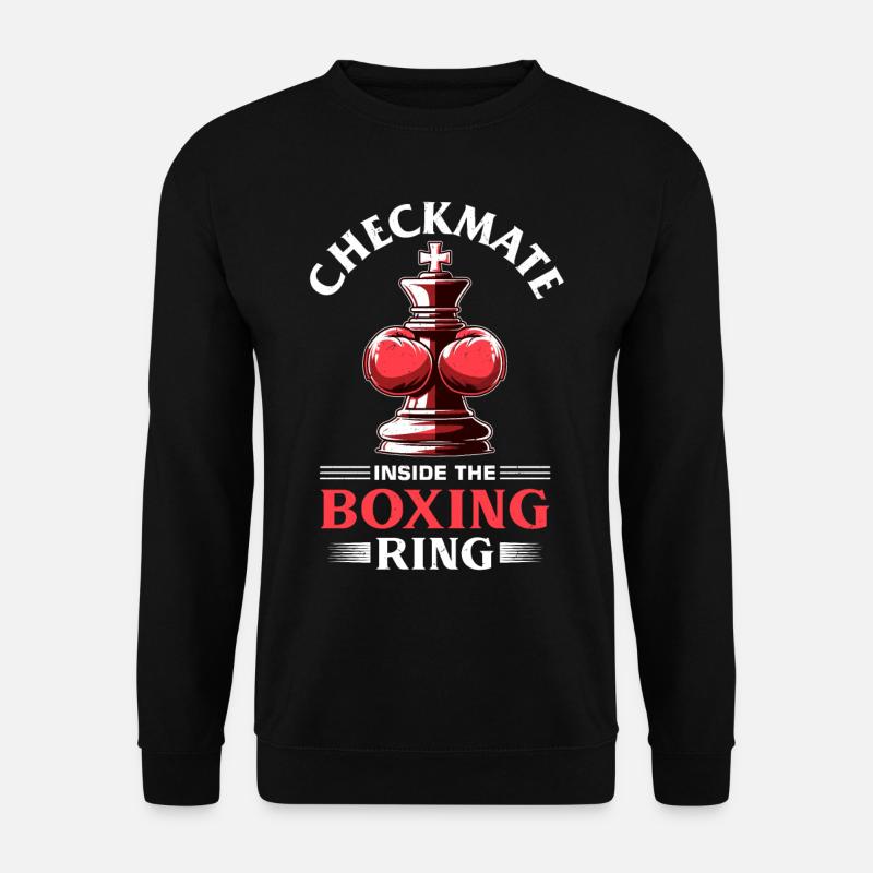 Schachboxen - Unisex Pullover - Schwarz