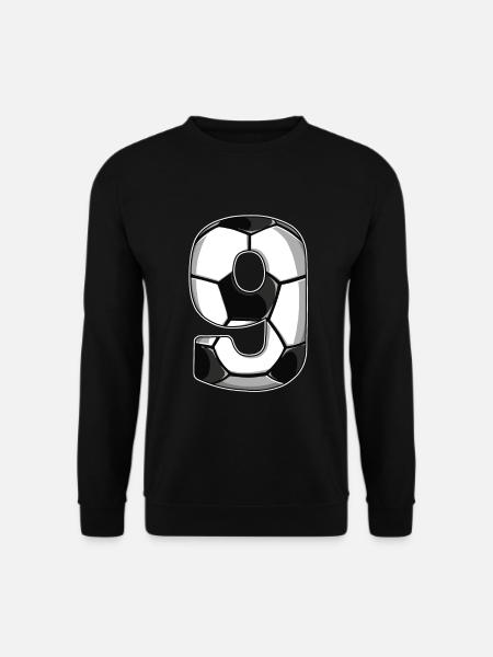 9. Geburtstag Fußball - Unisex Pullover - Schwarz