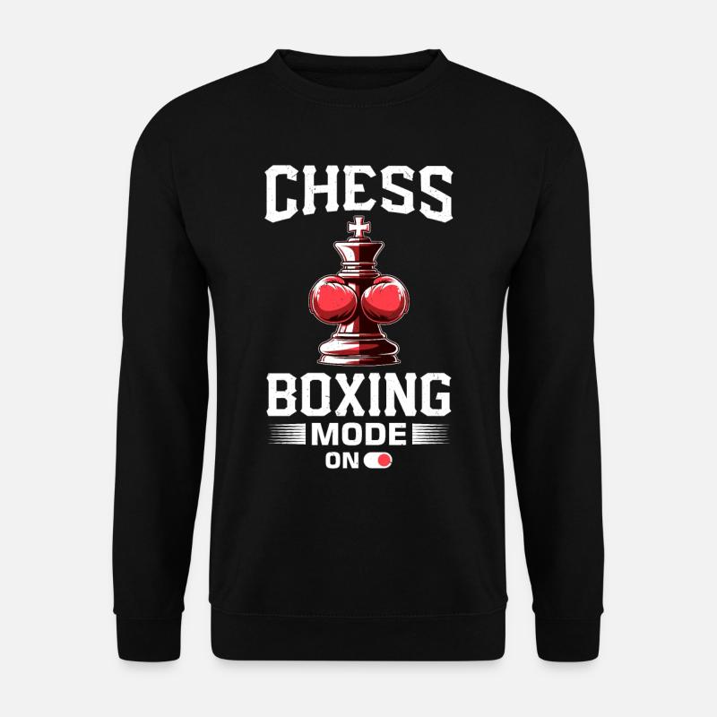 Schachboxen - Unisex Pullover - Schwarz