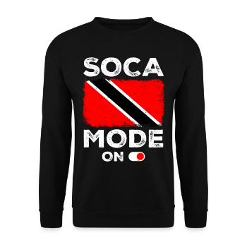 Soca Dance Trinidad Tobago - Unisex Sweatshirt - black - Front - Alina (178cm) & Michal (187cm)