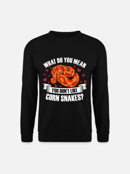 Serpent des blés Snake - Sweat-shirt Unisexe - noir