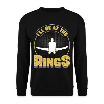 Ring Gymnastics Gymnastics - Unisex Sweatshirt - black - Front - Alina (178cm) & Michal (187cm)