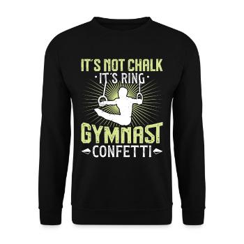 Ring Gymnastics Gymnastics - Unisex Sweatshirt - black - Front - Alina (178cm) & Michal (187cm)