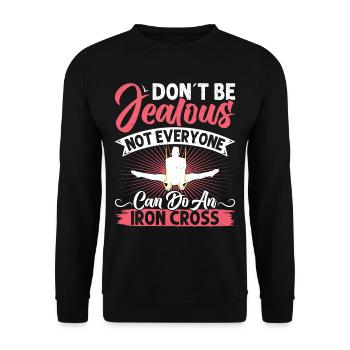 Ring Gymnastics Gymnastics - Unisex Sweatshirt - black - Front - Alina (178cm) & Michal (187cm)