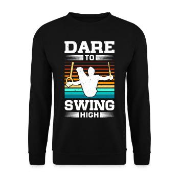 Ring Gymnastics Gymnastics - Unisex Sweatshirt - black - Front - Alina (178cm) & Michal (187cm)