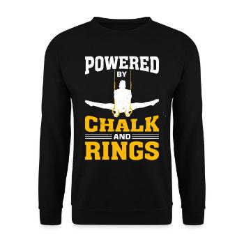 Ring Gymnastics Gymnastics - Unisex Sweatshirt - black - Front - Alina (178cm) & Michal (187cm)
