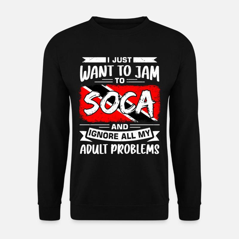 Soca Dance Trinité-et-Tobago - Sweat-shirt Unisexe - noir