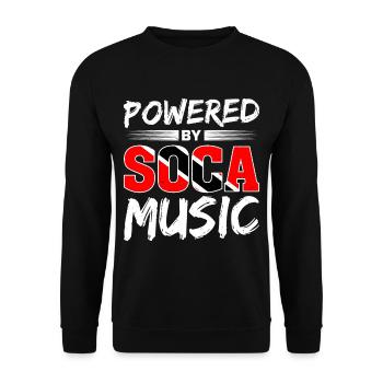 Soca Tanz Trinidad Tobago - Unisex Pullover - Schwarz - Vorne - Alina (178cm) & Michal (187cm)