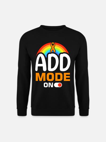 Aufmerksamkeitsdefizit Hyperaktivitätsstörung ADS - Unisex Pullover - Schwarz