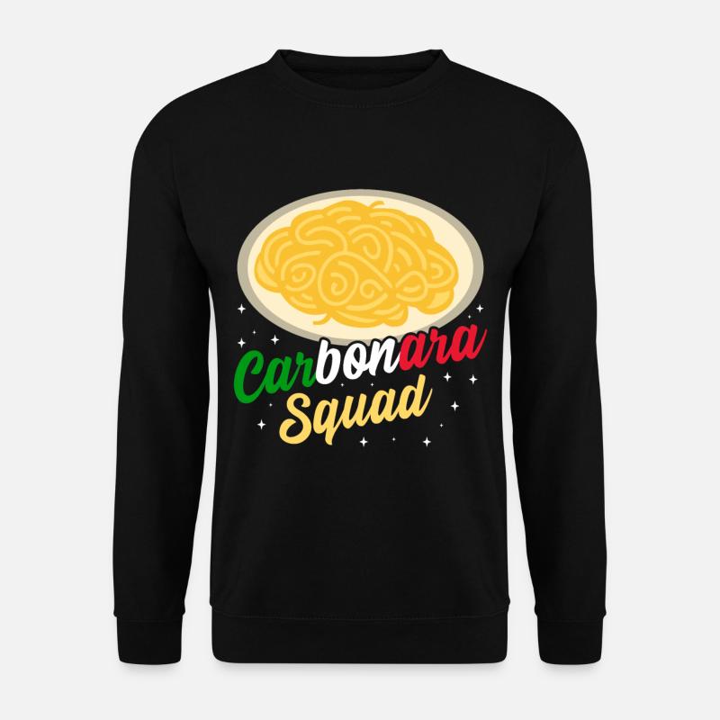 Italy Carbonara Pasta - Unisex Sweatshirt - black