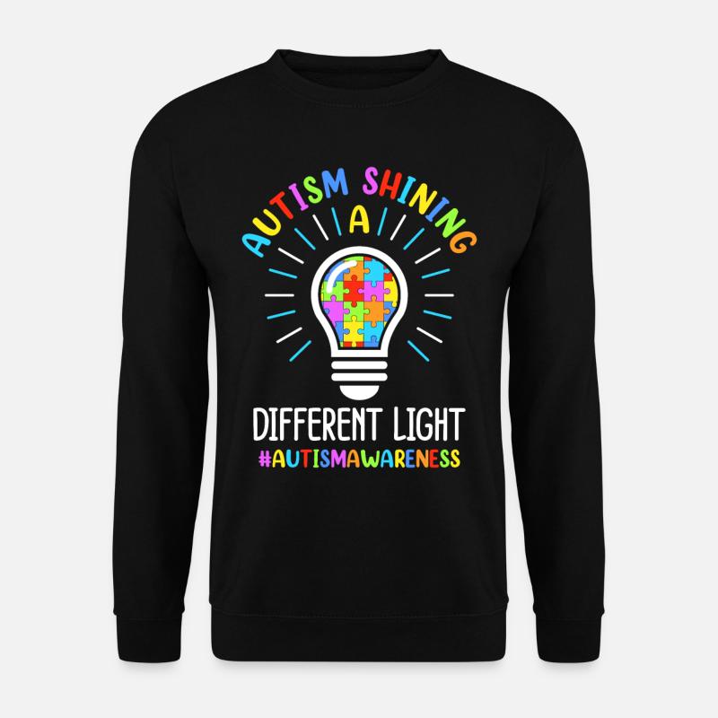 Autism Autistic Autistic - Unisex Sweatshirt - black