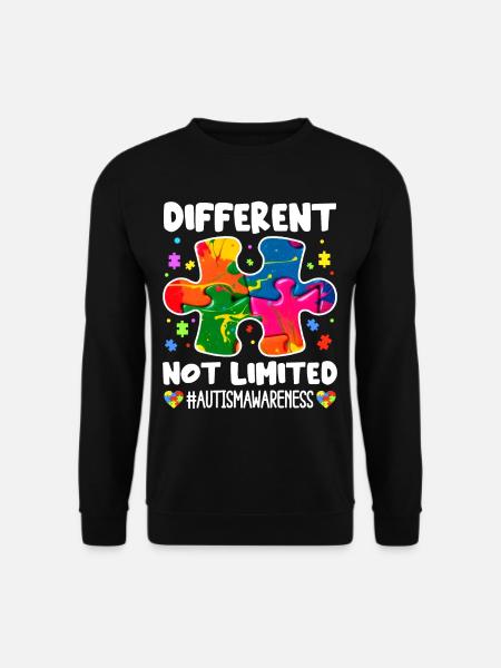 Autism Autistic Autistic - Unisex Sweatshirt - black