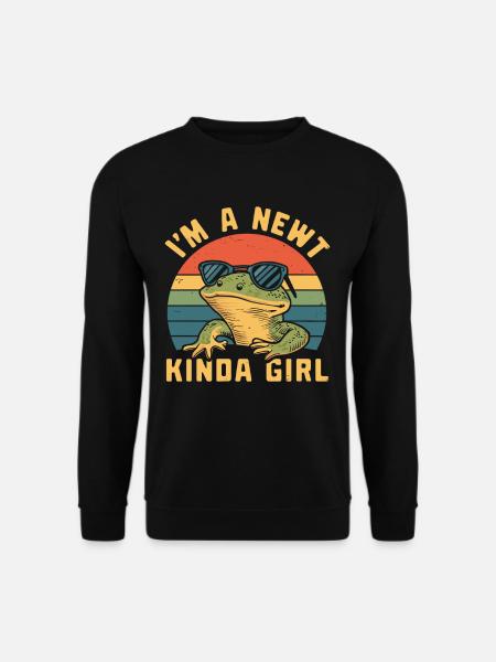 Witziger Molch Spruch - Unisex Pullover - Schwarz