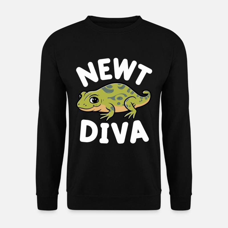 Funny newt saying - Unisex Sweatshirt - black
