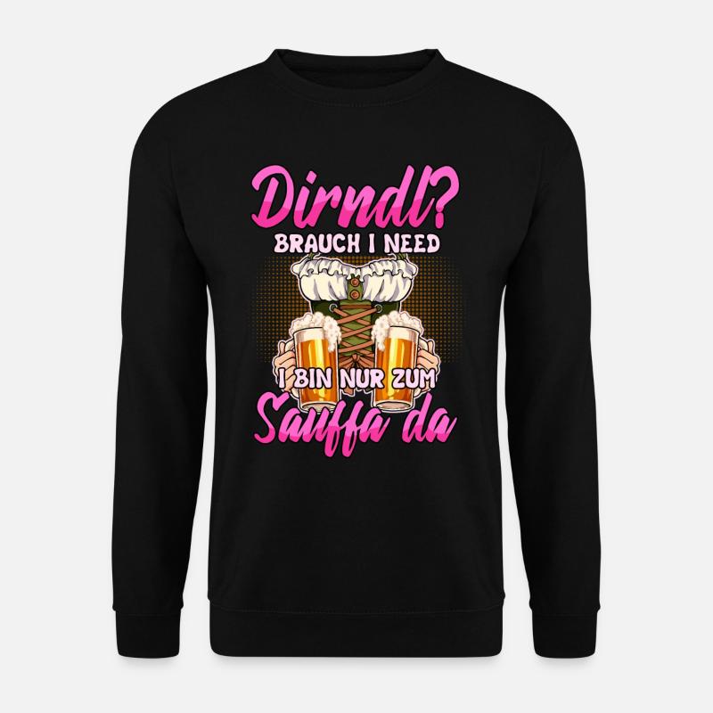 Remplacement de Dirndl - Sweat-shirt Unisexe - noir