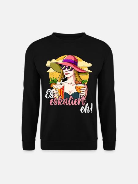 Es Eskaliert Eh - Unisex Pullover - Schwarz