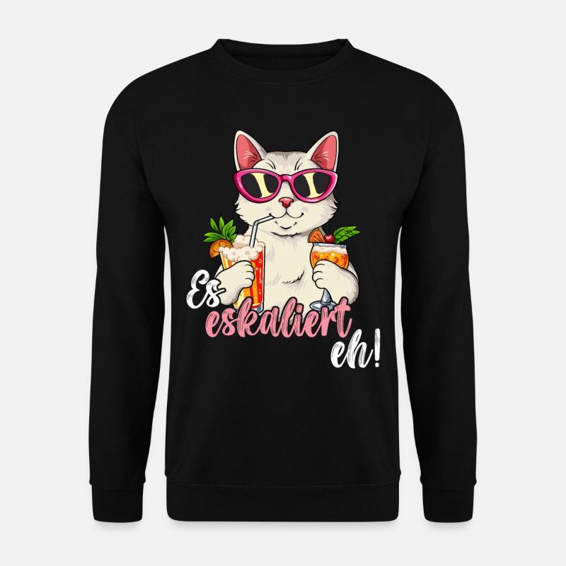Es Eskaliert Eh - Unisex Pullover - Schwarz
