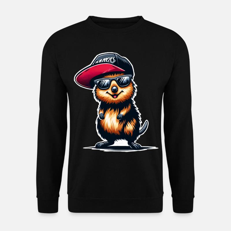 Quokka - Unisex Pullover - Schwarz