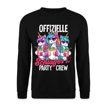 Hit - Unisex Sweatshirt - black - Front - Alina (178cm) & Michal (187cm)