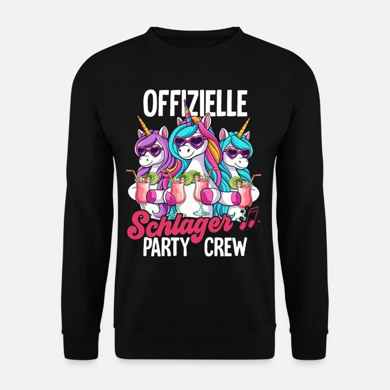 Schlager - Unisex Pullover - Schwarz