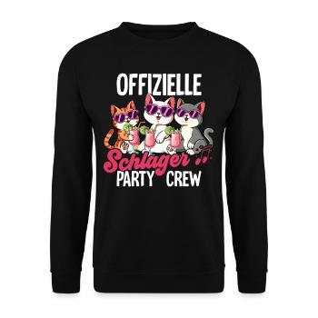 Hit - Unisex Sweatshirt - black - Front - Alina (178cm) & Michal (187cm)