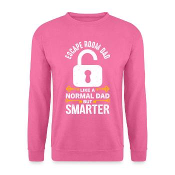 Witziger Escape Room Spruch - Unisex Pullover - Pink - Vorne