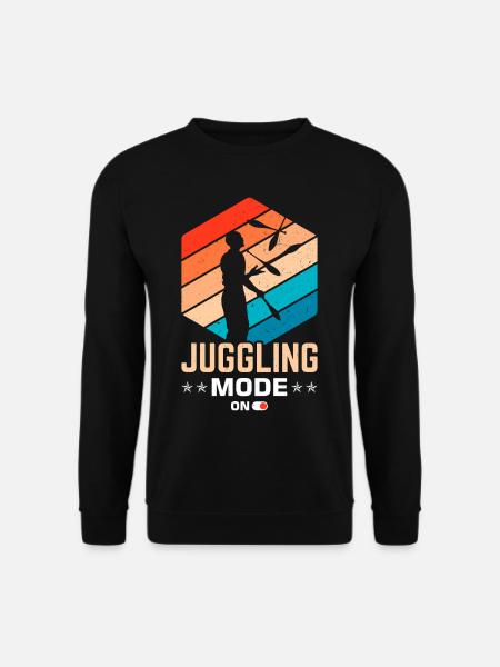 Funny juggling saying - Unisex Sweatshirt - black