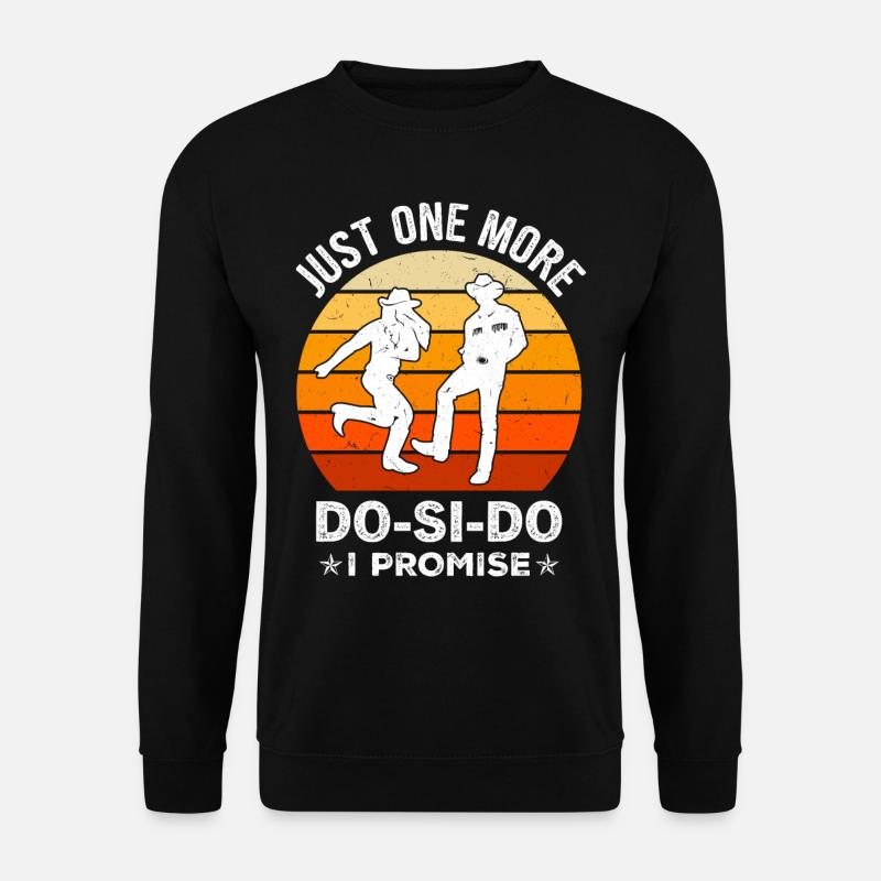 Witziger Square Dance Spruch - Unisex Pullover - Schwarz