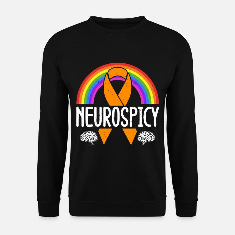 Neurodiversity Neurodiverse Autism Adhd - Unisex Sweatshirt - black