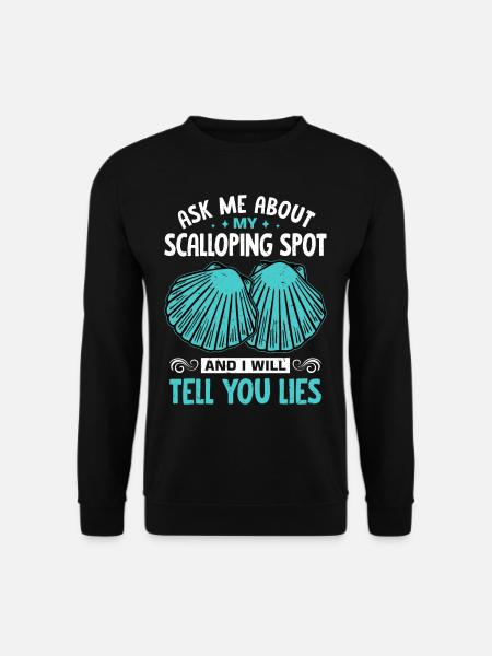 Scallop - Unisex Sweatshirt - black