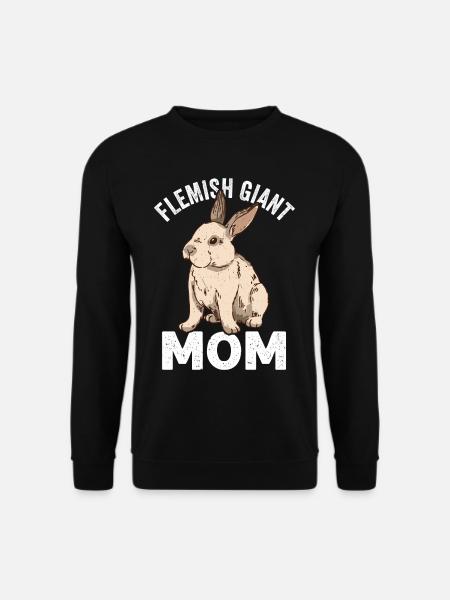 Flamsk kæmpe kanin kanin kanin kanin - Unisex sweater - sort