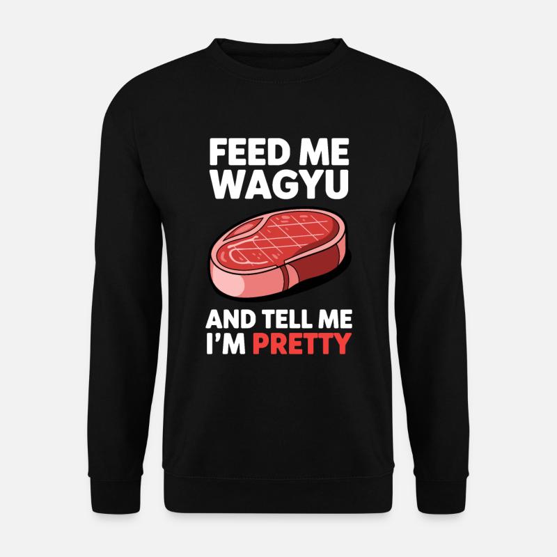 Wagyu Steak - Unisex Sweatshirt - black