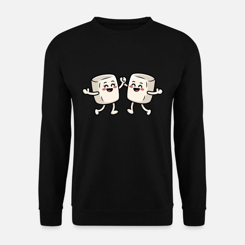 Dancing Marshmallow - Unisex Sweatshirt - black