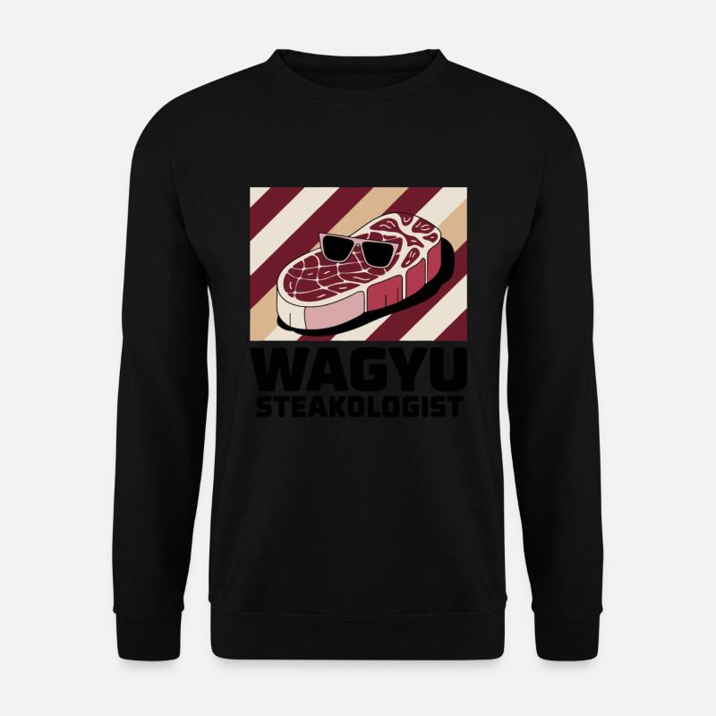 Wagyu Steak - Unisex Pullover - Schwarz
