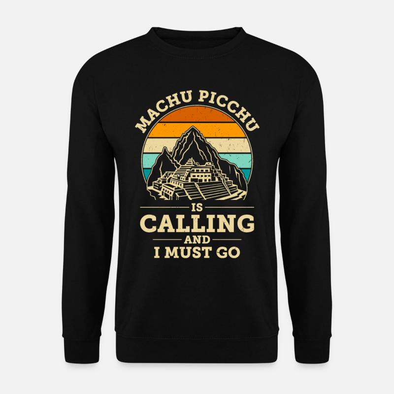 Pérou Machu Picchu - Sweat-shirt Unisexe - noir