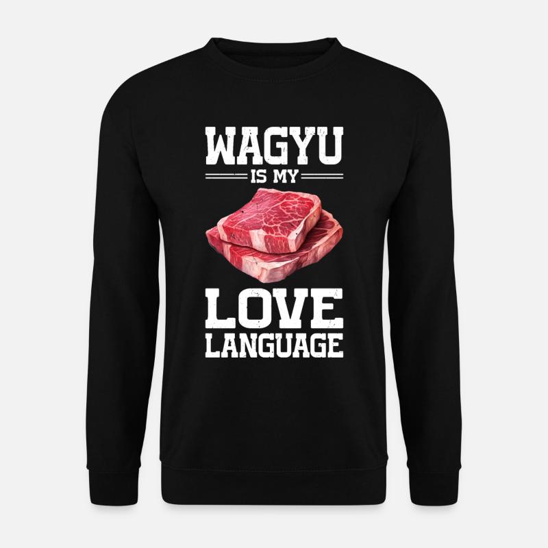 Wagyu Steak - Unisex Pullover - Schwarz