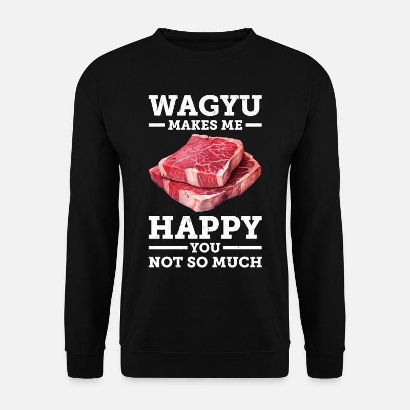 Wagyu Steak - Unisex Sweatshirt - black