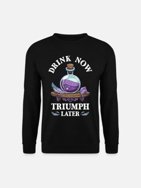 Potion Fantasy Enthousiaste RPG Gamer - Sweat-shirt Unisexe - noir