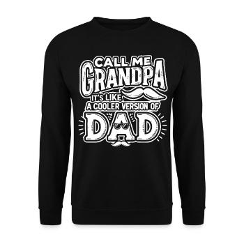 Glacière Papi - Sweat-shirt Unisexe - noir - Devant - Alina (178cm) & Michal (187cm)