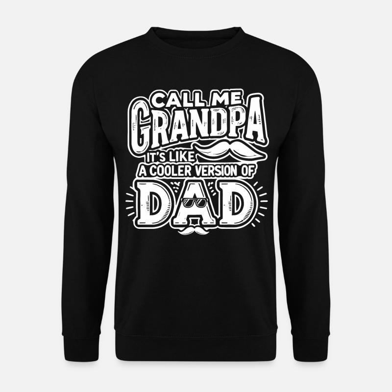 Kühler Opa - Unisex Pullover - Schwarz
