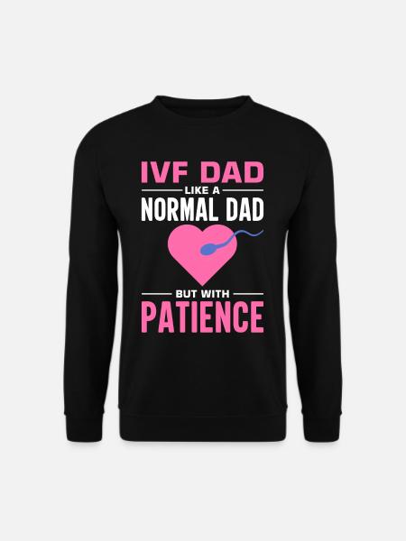 Vitro Fertilization IVF - Unisex Sweatshirt - black