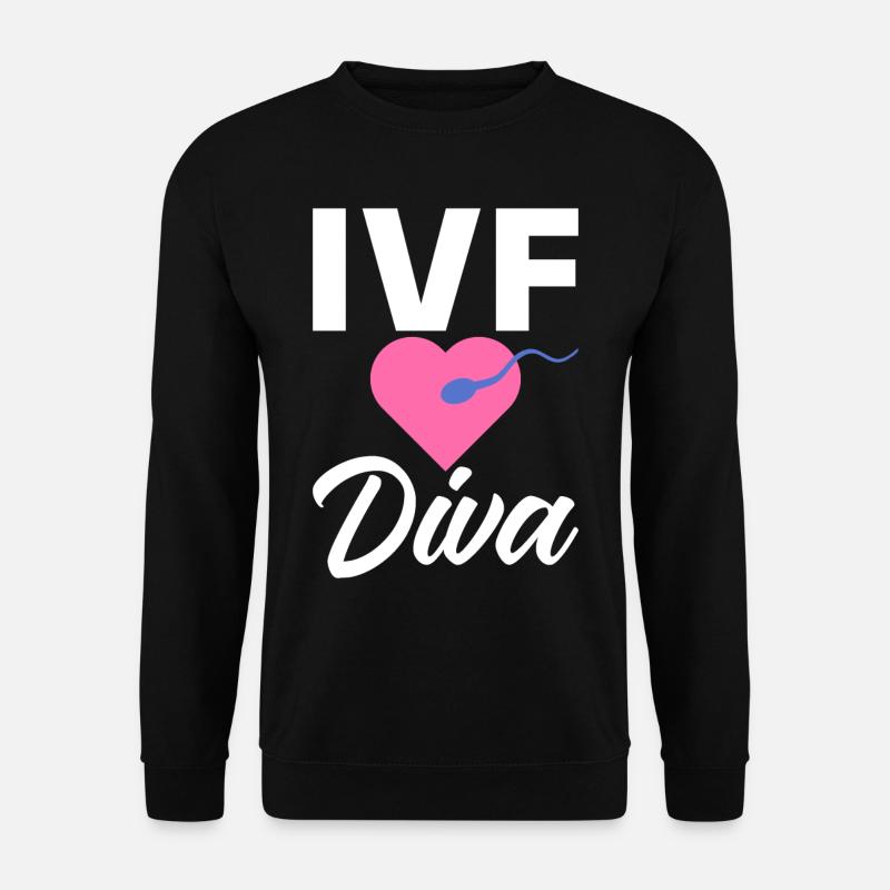 Vitro Fertilisation IVF - Unisex Pullover - Schwarz